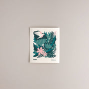 Kana Swedish Dishcloths, set of 9. Three organic flora + fauna designs by Monika Lang, compostable cellulose/cotton blend, made in Sweden.