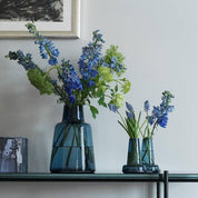 Flora Short Neck Glass Vase