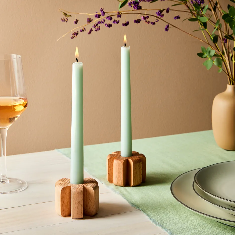 Asterisk Candleholder Set