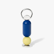 Areaware Abaco Bottle Opener with colorful wood beads on zinc alloy base, inspired by the abacus.