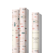 Pink Trees Gift Wrap