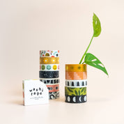 Confetti Washi Tape in Black & White