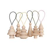 Wooden Tree Ornaments