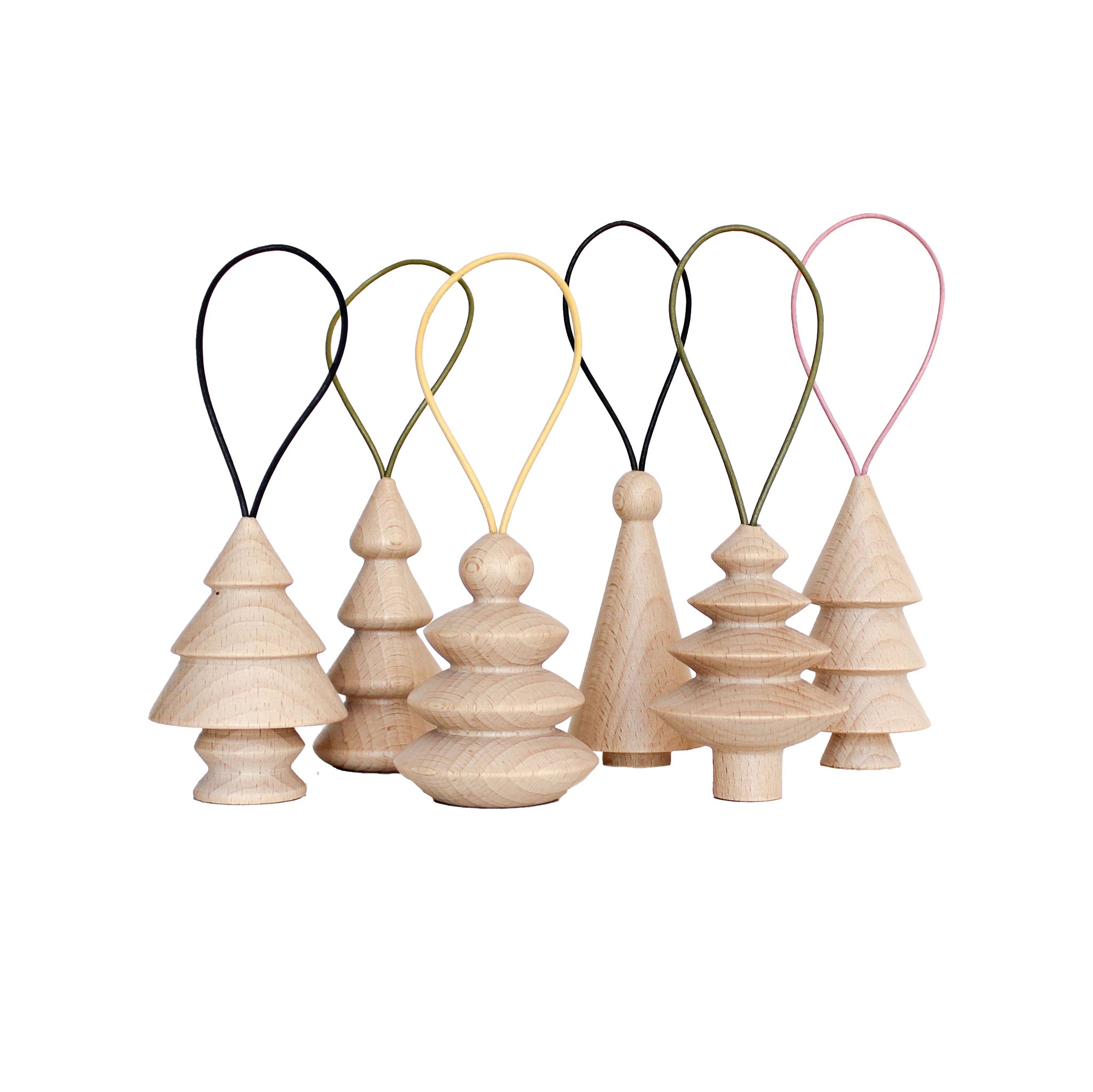 Wooden Tree Ornaments