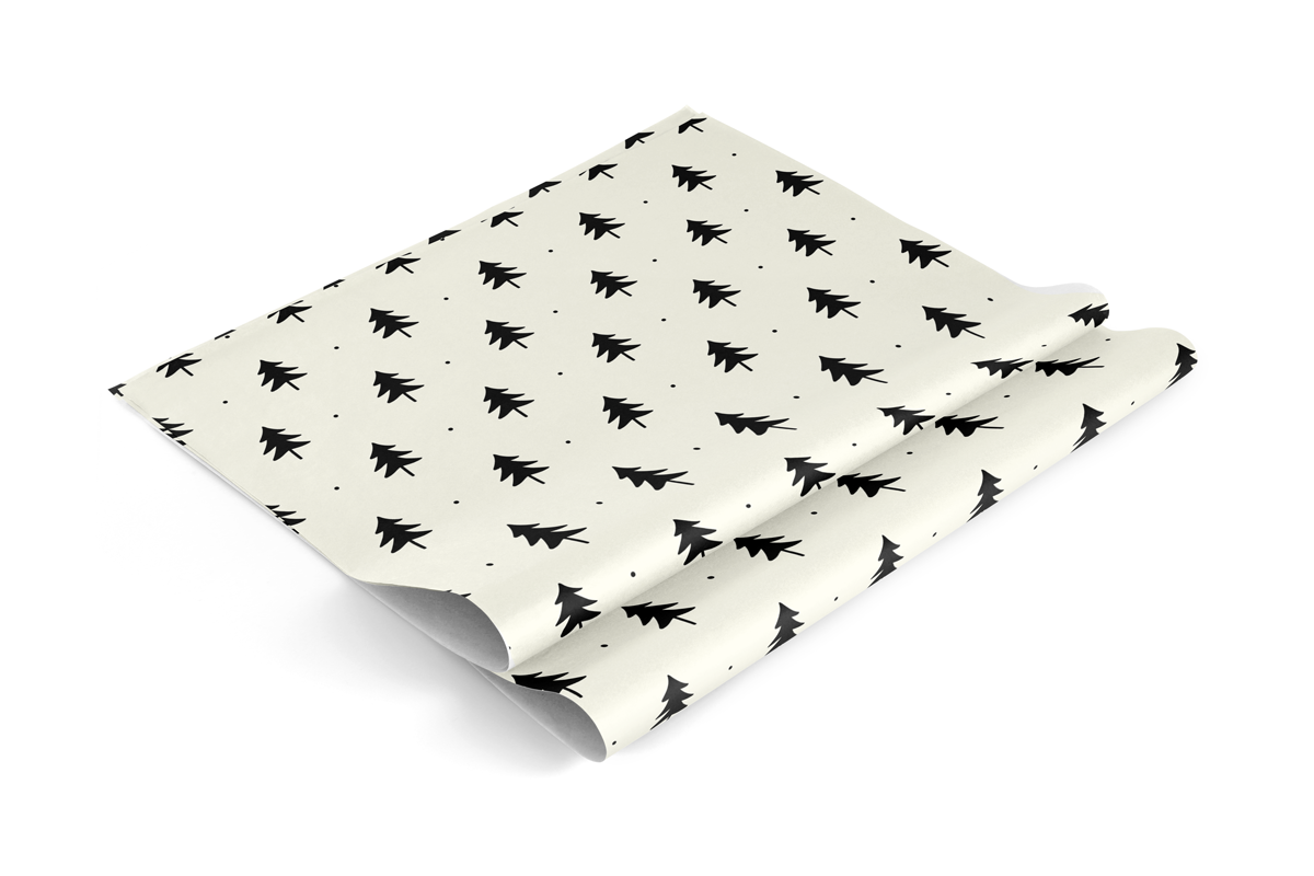 Tree Silhouette Gift Wrap