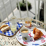 Blu Kat Checker Serving Trays. FSC-certified birch veneer, handcrafted in Sweden.