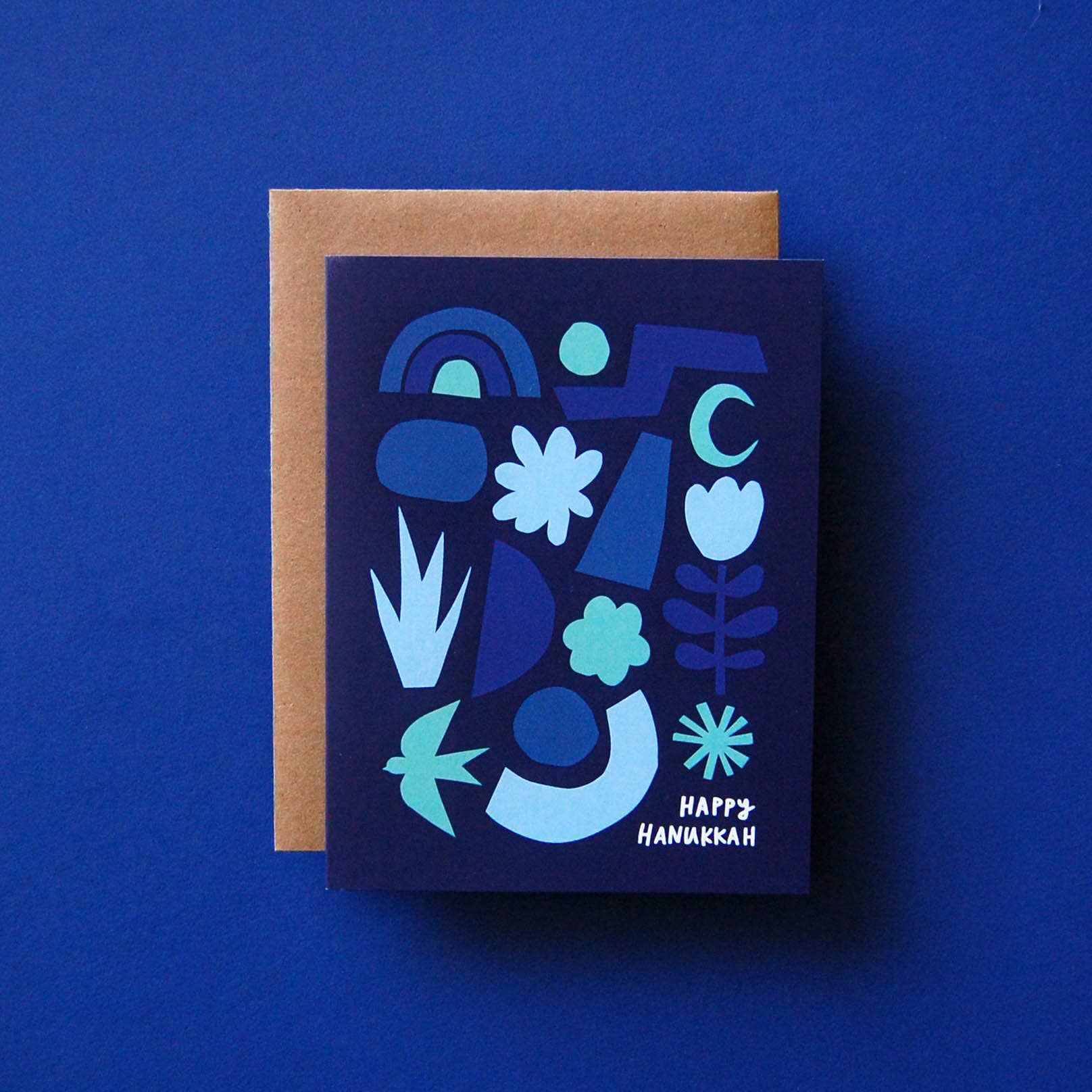 Abstract Hanukkah Card