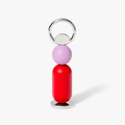 Areaware Abaco Bottle Opener with colorful wood beads on zinc alloy base, inspired by the abacus.