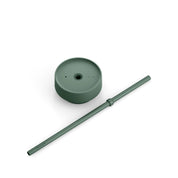 Fellow Carter Cold Tumbler in matte stainless steel with reusable straw, ceramic-coated interior, and spill-resistant lid. Available in 16 oz size.