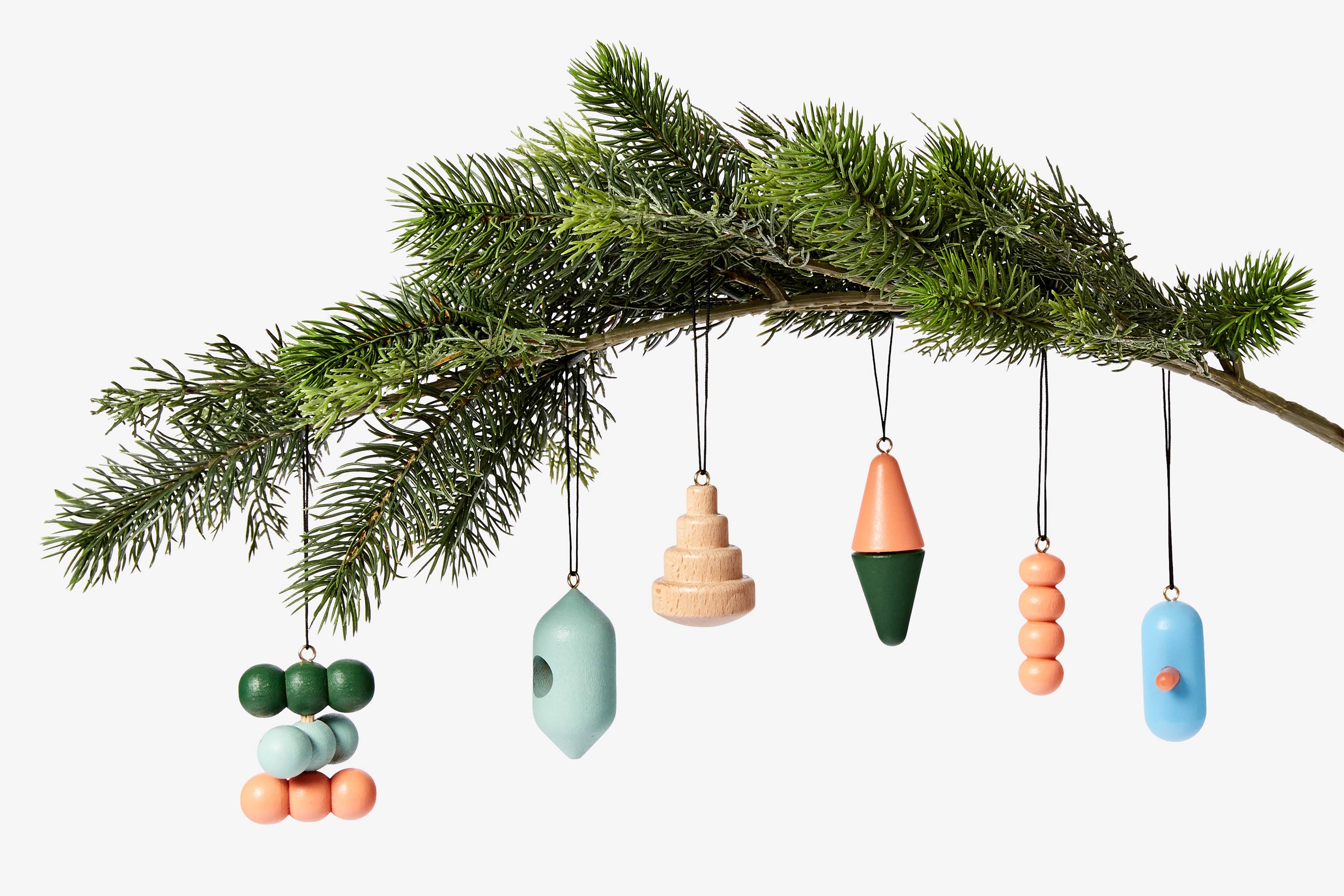 Wooden Ornament Set