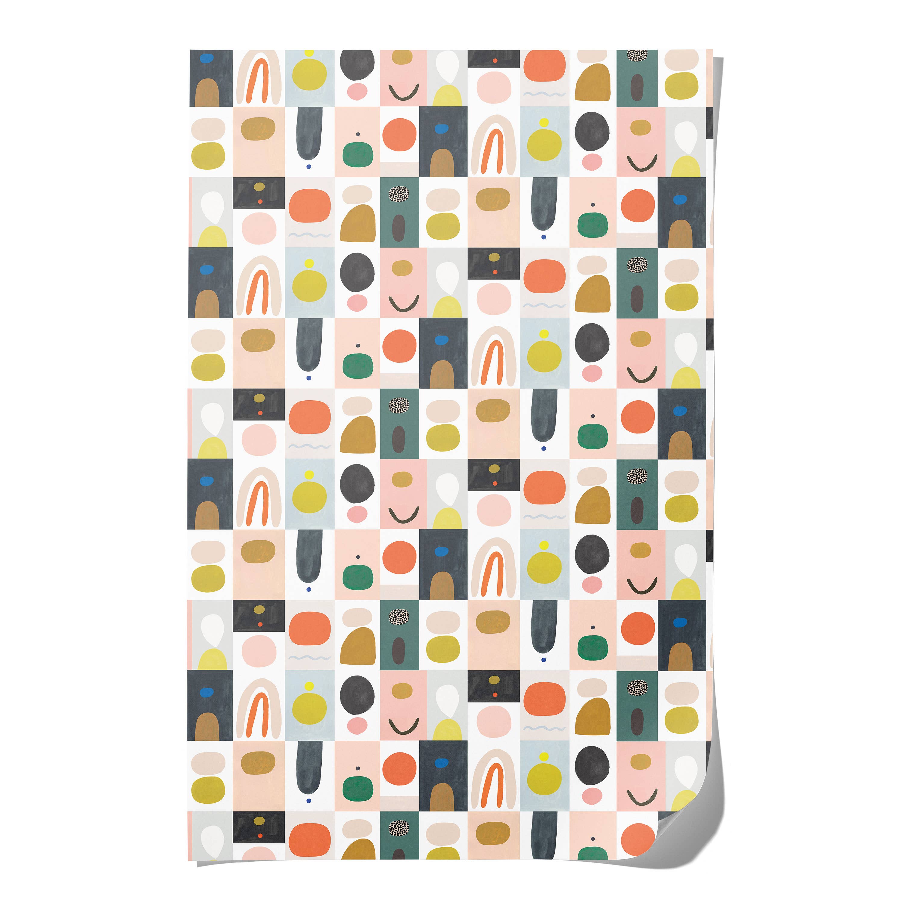 Color Block Gift Wrap