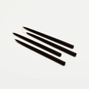 Architectmade black tape candles for Gemini Candleholder by Peter Karpf in matte black stainless steel.