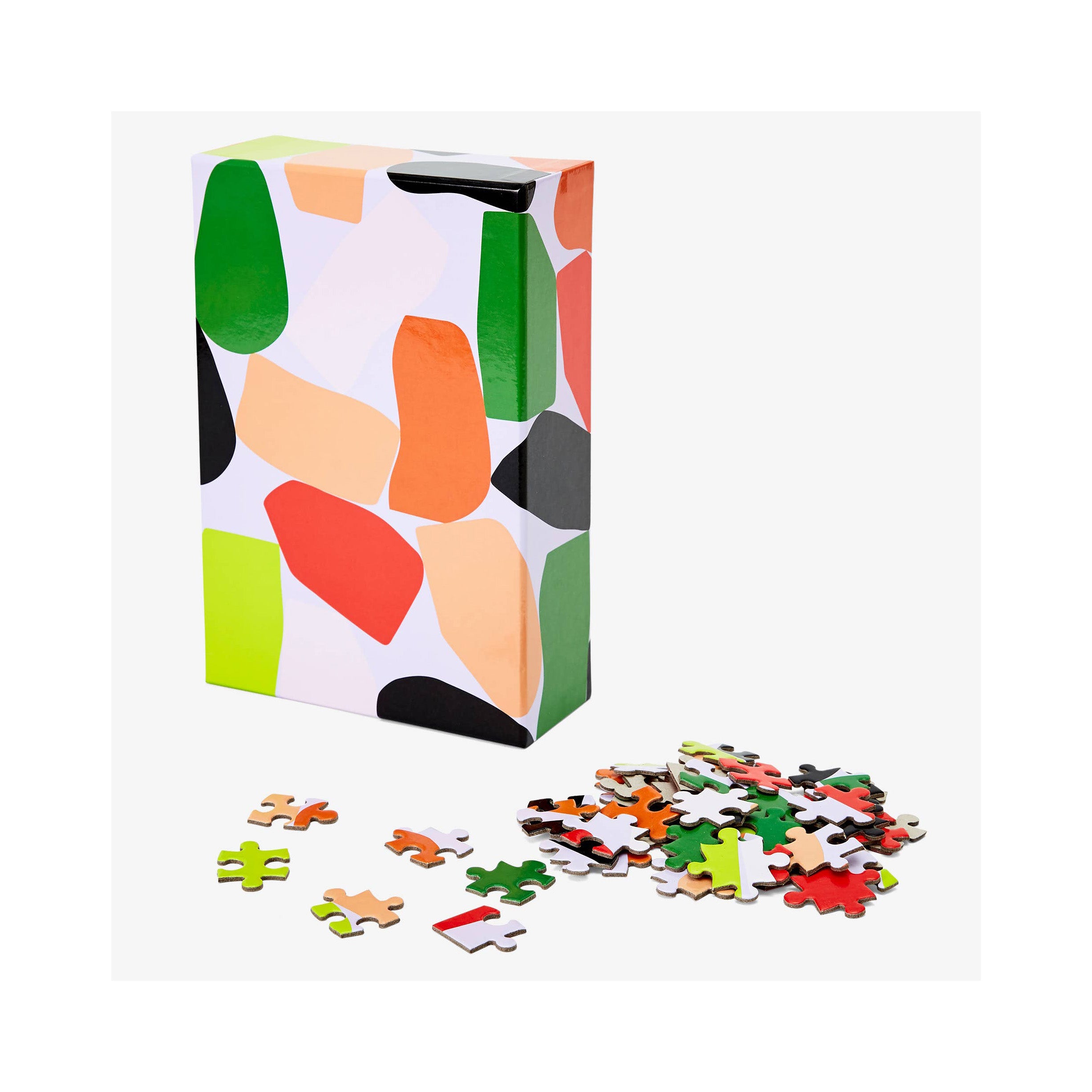Areaware Pattern Puzzle - 500 Piece by Dusen Dusen, abstract bold shapes in multicolor.