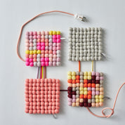 Aveva Design Square Wool Trivet, 17 cm handmade wool felt trivet in square design. Heat-resistant, pairs with Round and Smiley trivets.