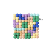 Aveva Design Square Wool Trivet, 17 cm handmade wool felt trivet in square design. Heat-resistant, pairs with Round and Smiley trivets.