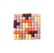 Aveva Design Square Wool Trivet, 17 cm handmade wool felt trivet in square design. Heat-resistant, pairs with Round and Smiley trivets.