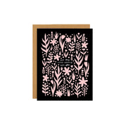 Wedding Flowers Card