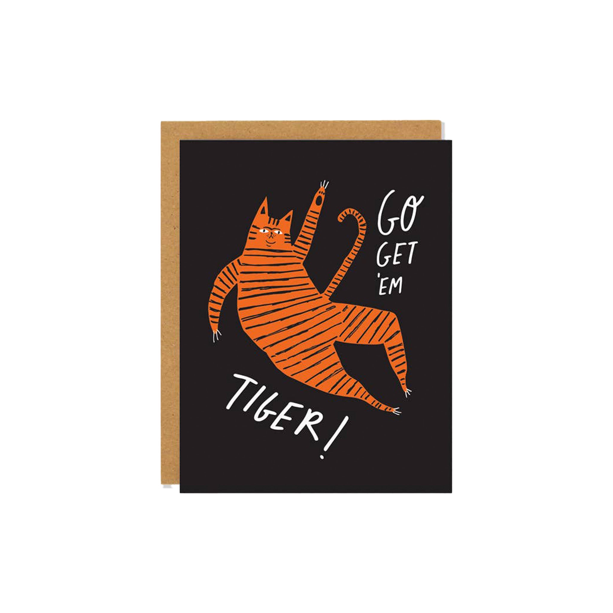 Go Get 'Em Tiger Card