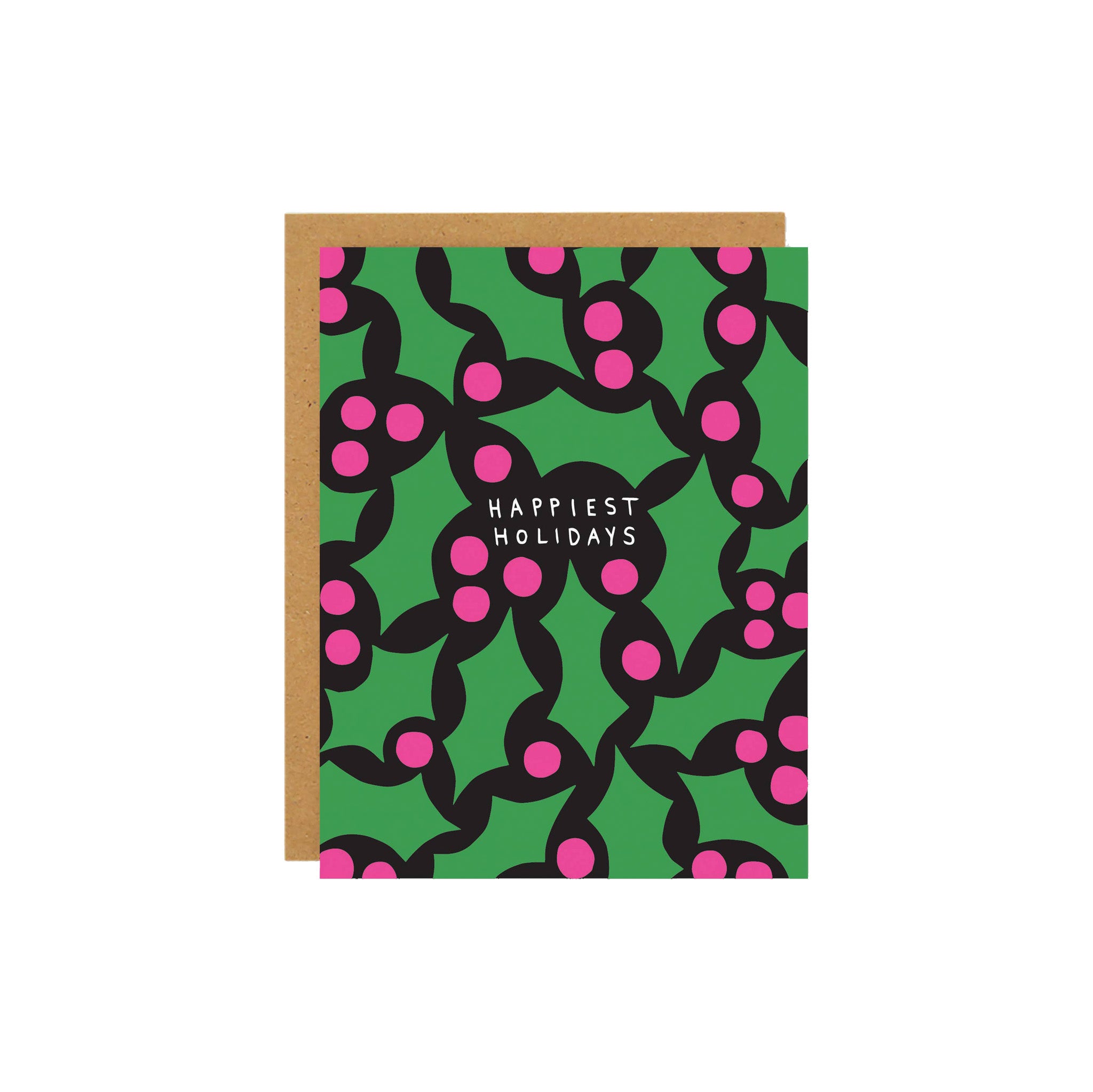 Holly Holidays Card