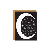 Moon and Back Card