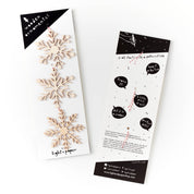 Simple Snowflake Ornament Set