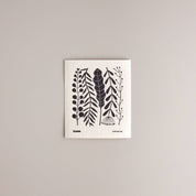 Kana Swedish Dishcloths, set of 9. Three organic flora + fauna designs by Monika Lang, compostable cellulose/cotton blend, made in Sweden.