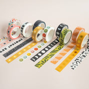 Confetti Washi Tape in Black & White