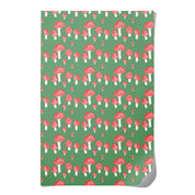 Festive Mushrooms Gift Wrap