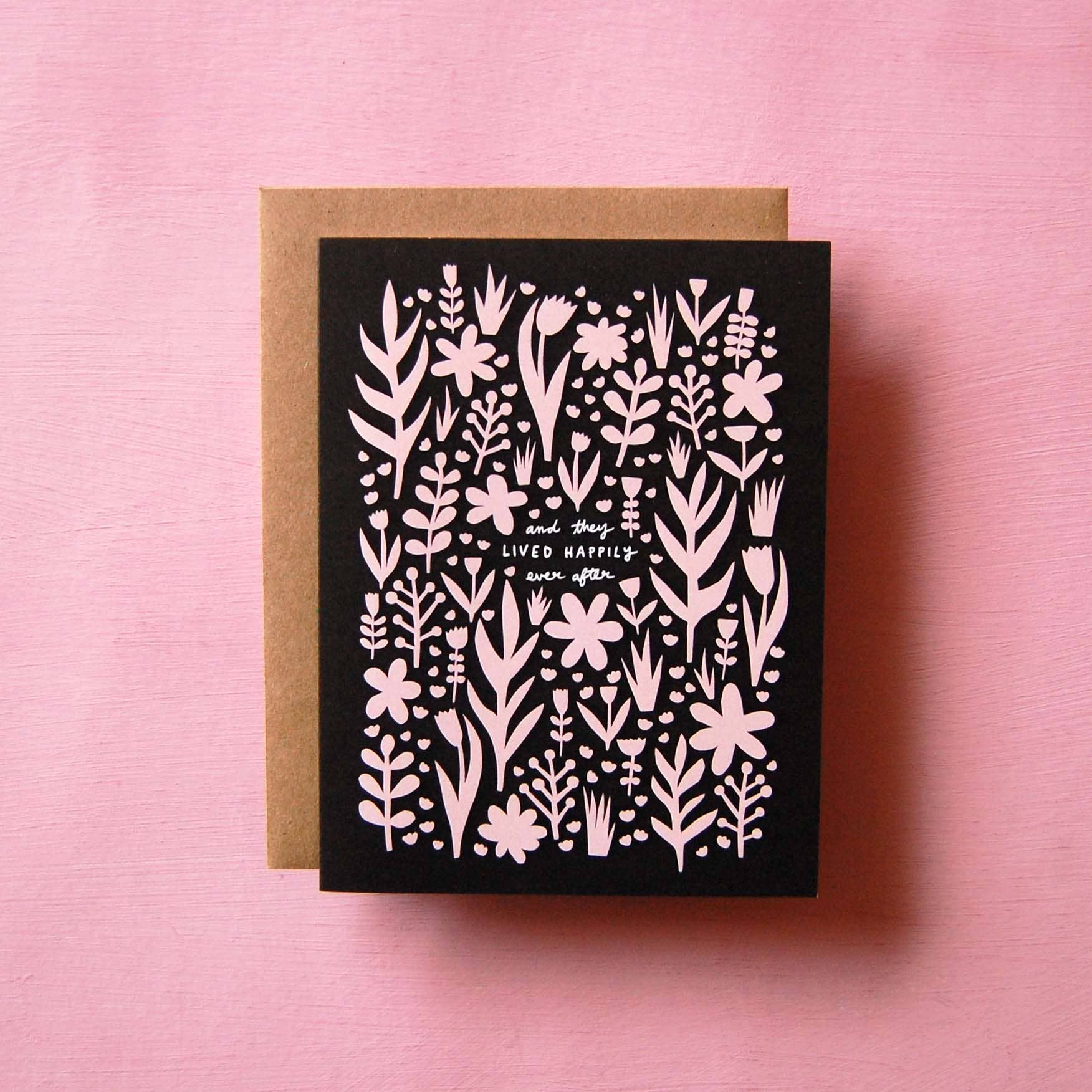 Wedding Flowers Card