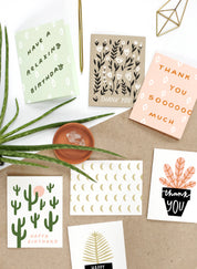 Thank You Floral Pattern Card
