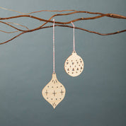 Traditional Bauble Ornament Set