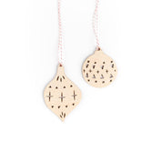 Traditional Bauble Ornament Set