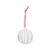 Natale Stripe Ball Ornament