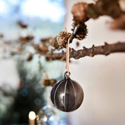 Natale Stripe Ball Ornament
