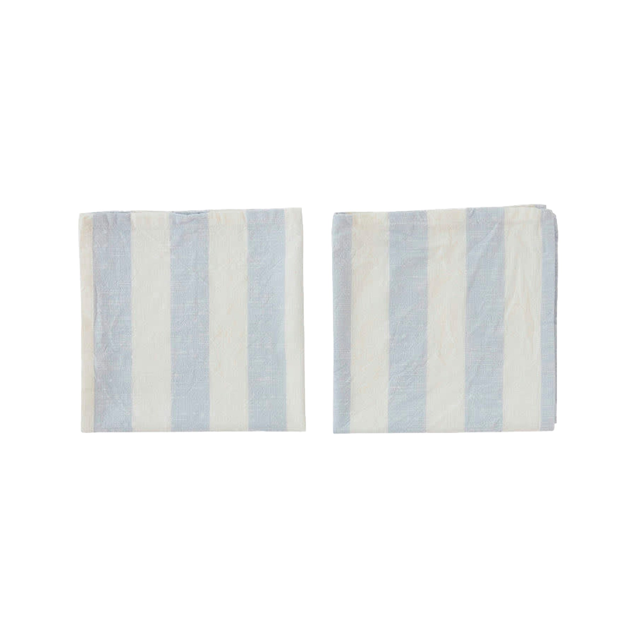 OYOY Living Design Striped Napkin Set of 2 in bold striped cotton. Organic cotton napkins, designed in Denmark.