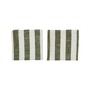 OYOY Living Design Striped Napkin Set of 2 in bold striped cotton. Organic cotton napkins, designed in Denmark.
