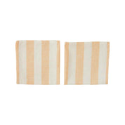 OYOY Living Design Striped Napkin Set of 2 in bold striped cotton. Organic cotton napkins, designed in Denmark.