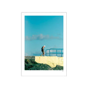 Poster & Frame Lady Good Diver Poster by Christian Askjær. 50 × 70 cm Scandinavian art print featuring bold figurative diver. Rolled, unframed print.