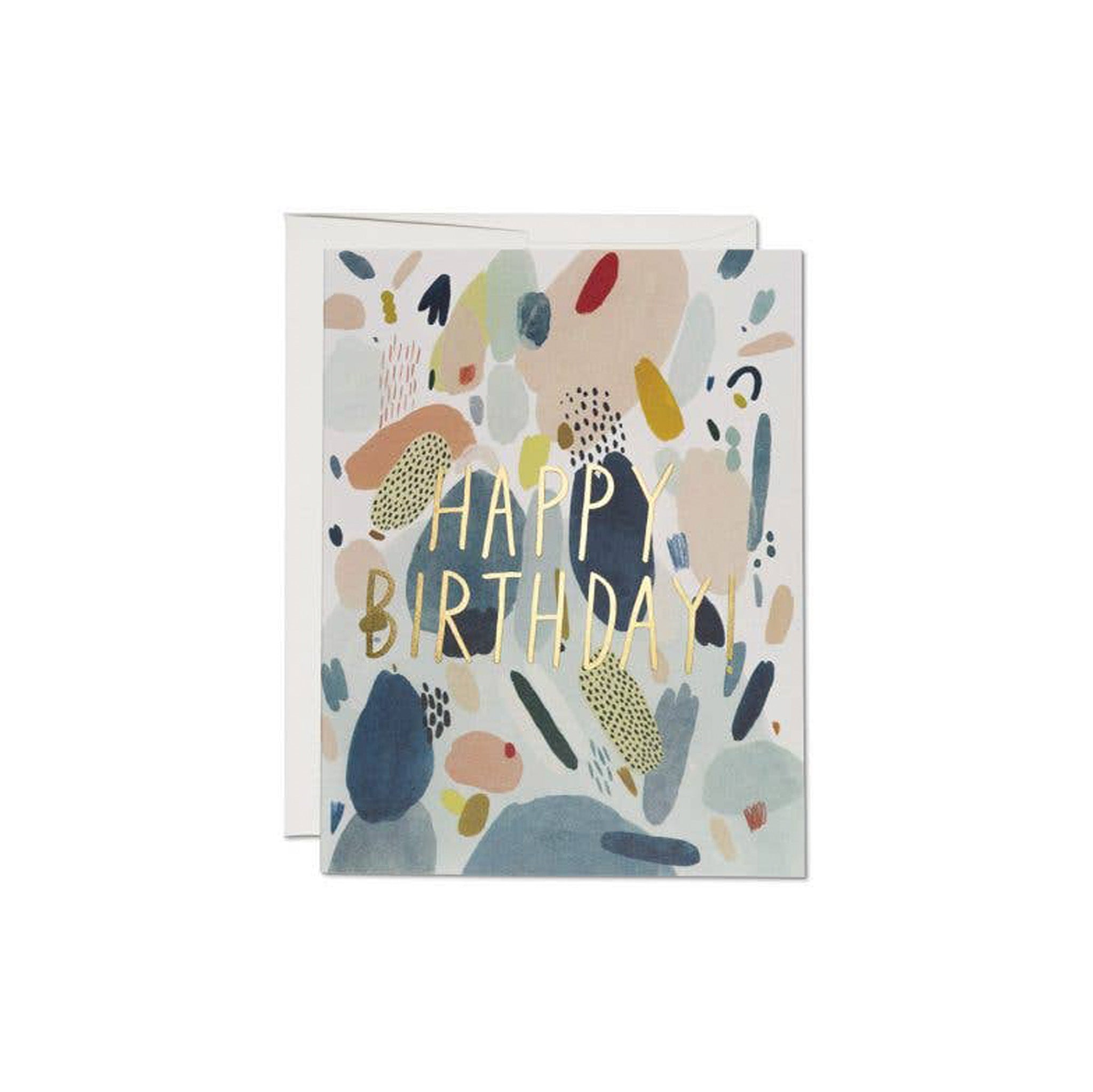 Abstract Birthday Greeting Card