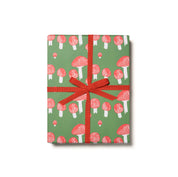 Festive Mushrooms Gift Wrap