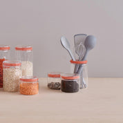 Rig-Tig COOK-IT kitchen utensils in nylon and silicone, nonstick-safe and ergonomic.