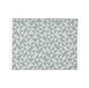 Silkeborg Uldspinderi Twist a Twill Throw in multiple colors (light grey, dark grey, maple green, petrol green, rusty rose) 100% pure wool with bold geometric twill pattern by Tina Ratzer.