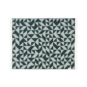 Silkeborg Uldspinderi Twist a Twill Throw in multiple colors (light grey, dark grey, maple green, petrol green, rusty rose) 100% pure wool with bold geometric twill pattern by Tina Ratzer.