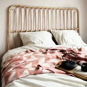 Silkeborg Uldspinderi Twist a Twill Throw in multiple colors (light grey, dark grey, maple green, petrol green, rusty rose) 100% pure wool with bold geometric twill pattern by Tina Ratzer.