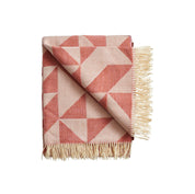 Silkeborg Uldspinderi Twist a Twill Throw in multiple colors (light grey, dark grey, maple green, petrol green, rusty rose) 100% pure wool with bold geometric twill pattern by Tina Ratzer.