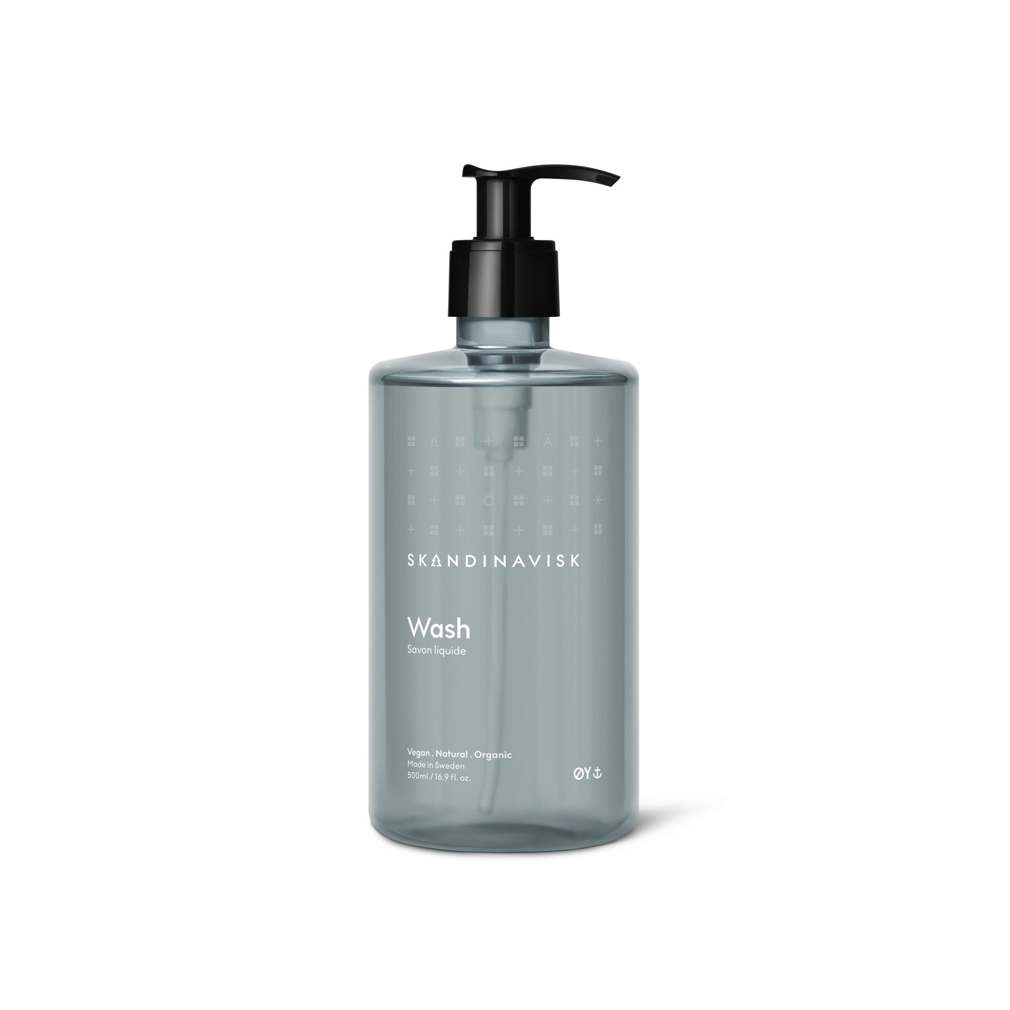 Skandinavisk ØY 500 ml hand & body wash in recycled plastic bottle with pump.
