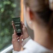 Skandinavisk SKOG 75 ml hand cream in recycled aluminum tube with FSC-certified packaging.