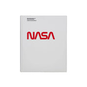 NASA Graphics Standards Manual book — case-bound with silkscreen cover, reproducing Danne & Blackburn’s 1975 design system with original scans and essays.