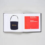 NYCTA: Objects book — cloth-bound, square-format volume with silkscreen cover, featuring 400+ NYC Subway artifacts and ephemera collected by Brian Kelley.