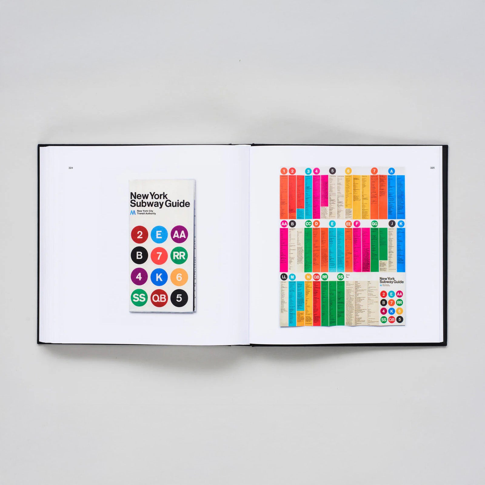 NYCTA: Objects book — cloth-bound, square-format volume with silkscreen cover, featuring 400+ NYC Subway artifacts and ephemera collected by Brian Kelley.